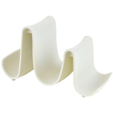 Hutzler Compact Pot Lid Stand, White