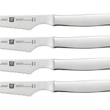 Zwilling J.A. Henckels 4-Pc Stainless Steel Serrated Steak Knife Set