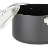 Viking Hard Anodized Nonstick 6 Qt Dutch Oven with Lid, Black