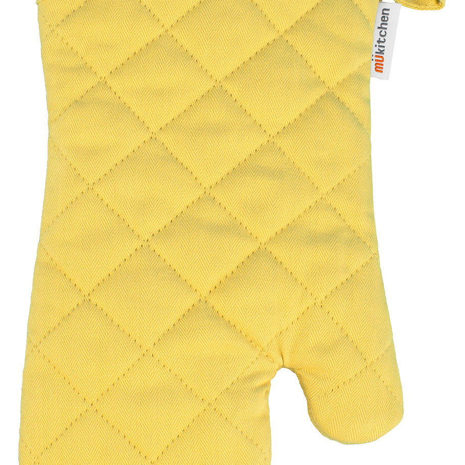 MU Kitchen 100% Cotton Terry-Lined Oven Mitt, 13-Inch