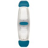 Rachael Ray Stainless Steel Multi-Grater with Silicone Handles, Marine Blue