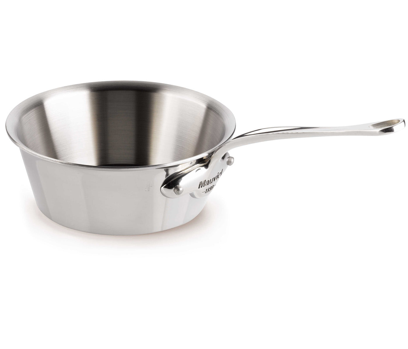 Mauviel M'Cook 1.1 qt. Splayed Saute Pan Cast Handle