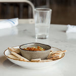 D&V Ston Porcelain Dinnerware Bowl, 7.5-Inch, Set of 3