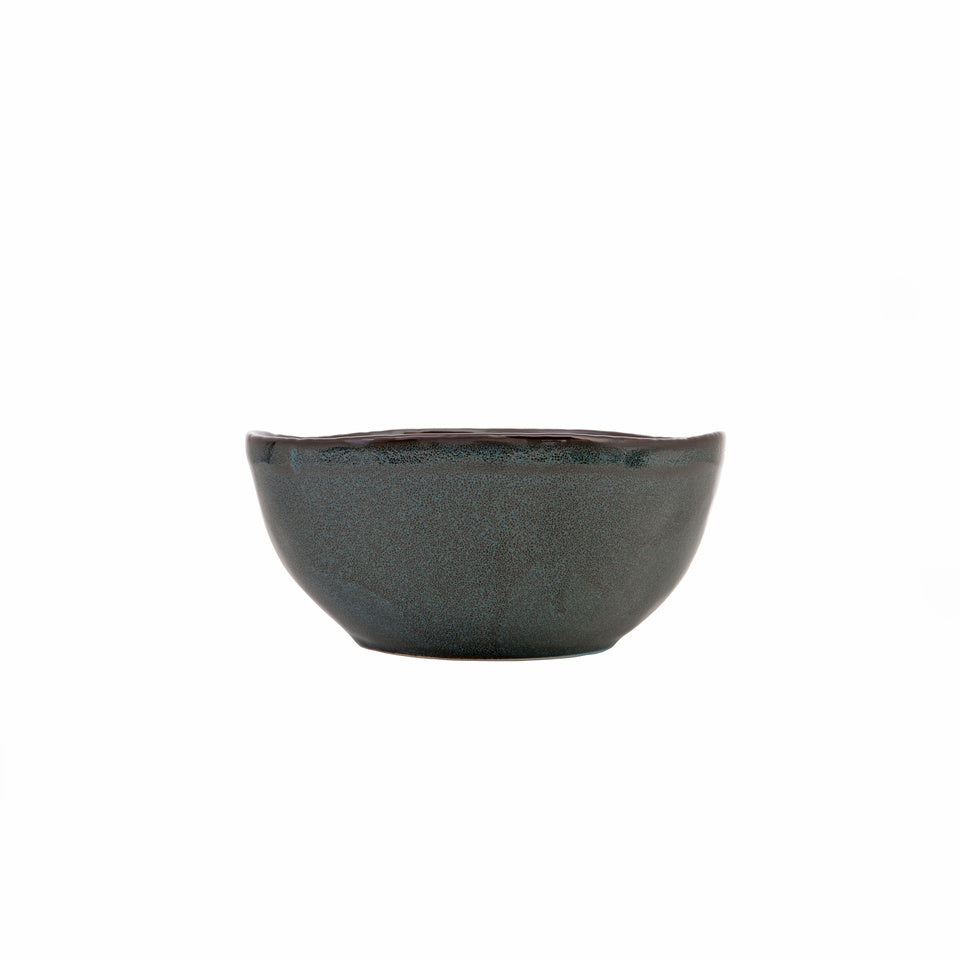 D&V Ston Porcelain Dinnerware Bowl, 7.5-Inch, Set of 3, Twilight