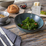 D&V Ston Porcelain Dinnerware Dinner Plate, 10-Inch, Set of 6