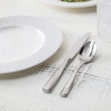 Fortessa Lucca Flatware Set, 5-Piece, Polished Stainless