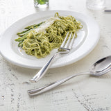 Fortessa Lucca Flatware Set, 5-Piece, Polished Stainless