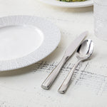 Fortessa Lucca Flatware Set, 20-Piece, Polished Stainless