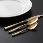 Fortessa Lucca Flatware Set, 5-Piece, Gold