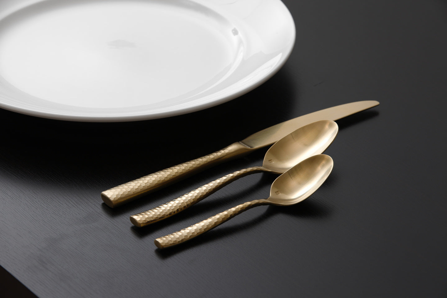 Fortessa Lucca Flatware Set, 5-Piece, Gold