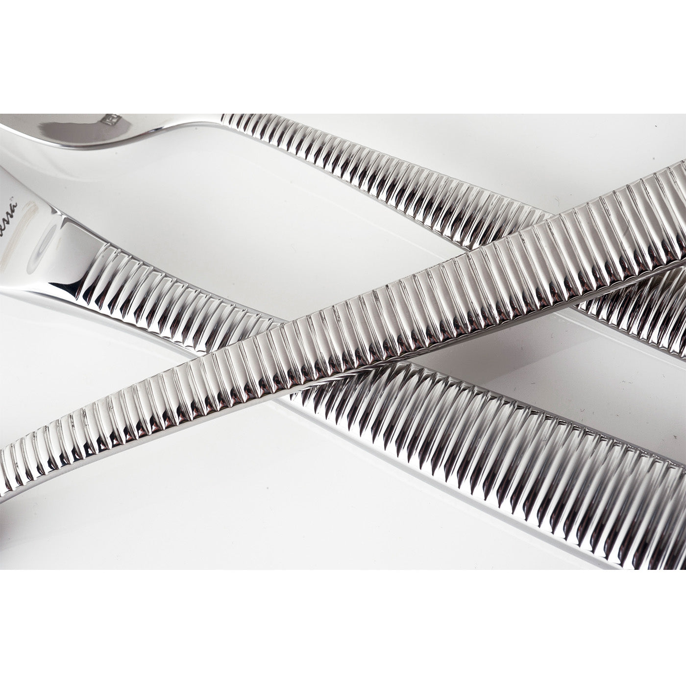 Fortessa Ringo 18/10 Stainless Steel Flatware 5 Piece Place Setting