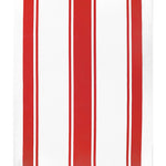 MU Kitchen Classic Cotton Stripe Towel, 20 x 30 Inch, Crimson