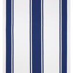 MU Kitchen Classic Cotton Stripe Towel, 20 x 30 Inch, Ink Blue