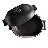 Emile Henry Delight 4.3 Quart Oval Dutch Oven, Slate