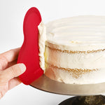 Cuisipro Flexible Silicone Bowl Scraper, Red