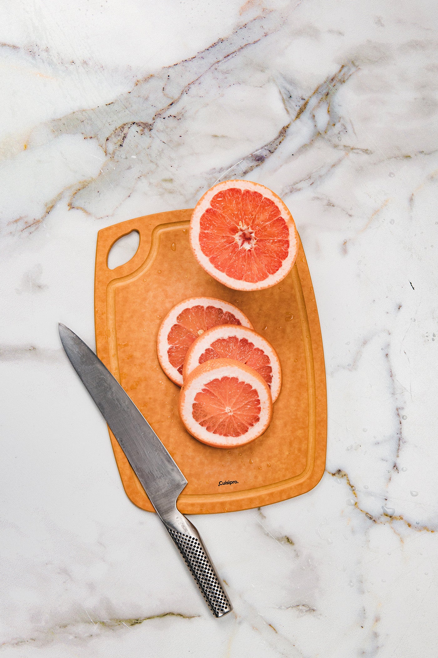 Cuisipro Fibre Wood Cutting Board, 9-Inch x 12-Inch, Slate