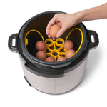 Cuisipro Silicone Egg Rack, Yellow