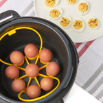 Cuisipro Silicone Egg Rack, Yellow