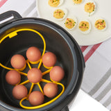 Cuisipro Silicone Egg Rack, Yellow