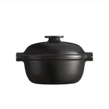 Emile Henry Delight 4.25 Quart Round Dutch Oven, Slate