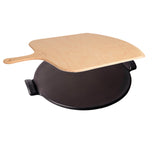Emile Henry 14.5 Inch Pizza Stone & Peel Gift Set, Charcoal