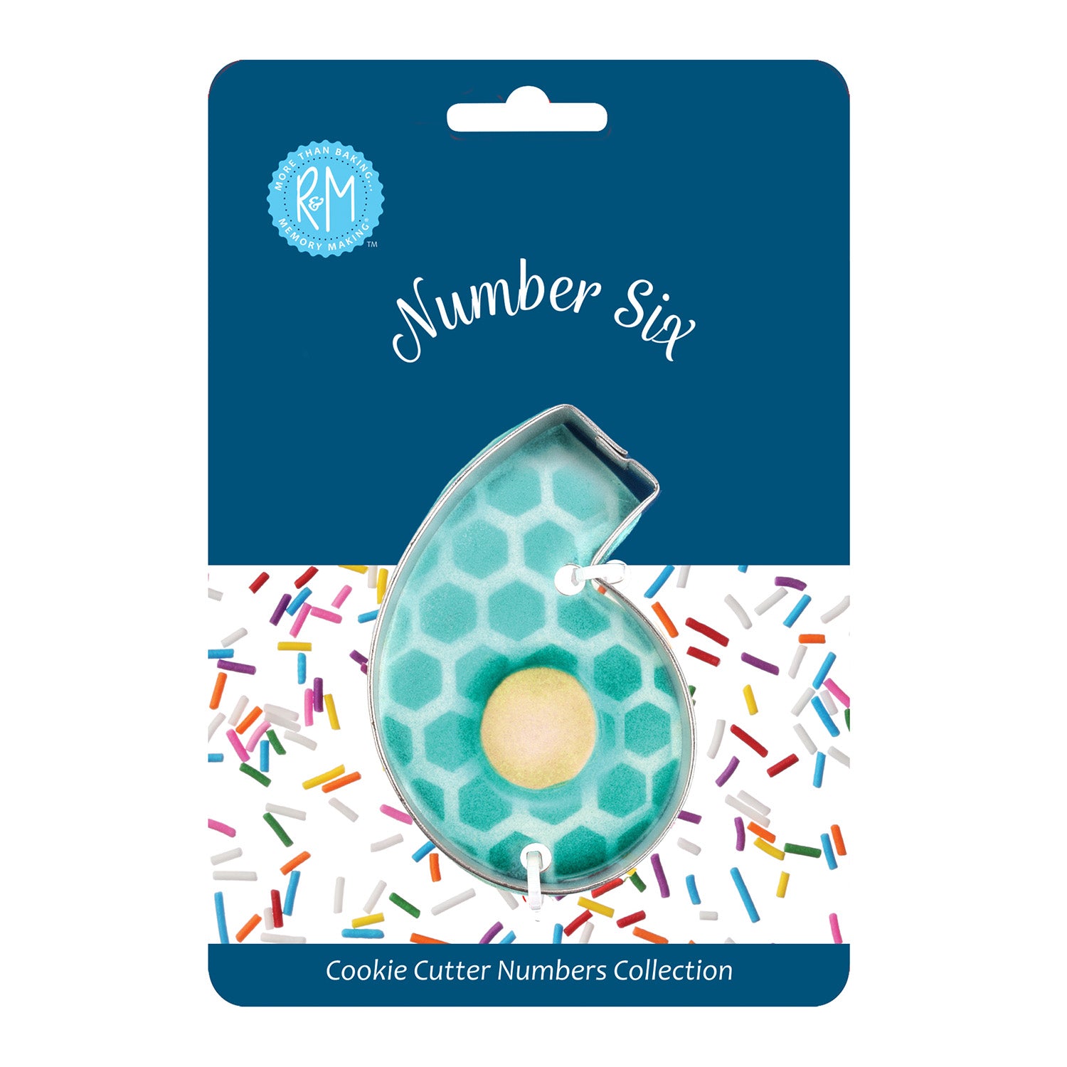 R&M International Number 6 Cookie Cutter