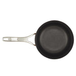 Anolon Nouvelle Copper Luxe Hard-Anodized Nonstick Saucier with Lid, 2.5-Quart, Sable