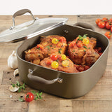 Anolon Advanced Umber Hard-Anodized Nonstick 7-Quart Covered Square Dutch Oven