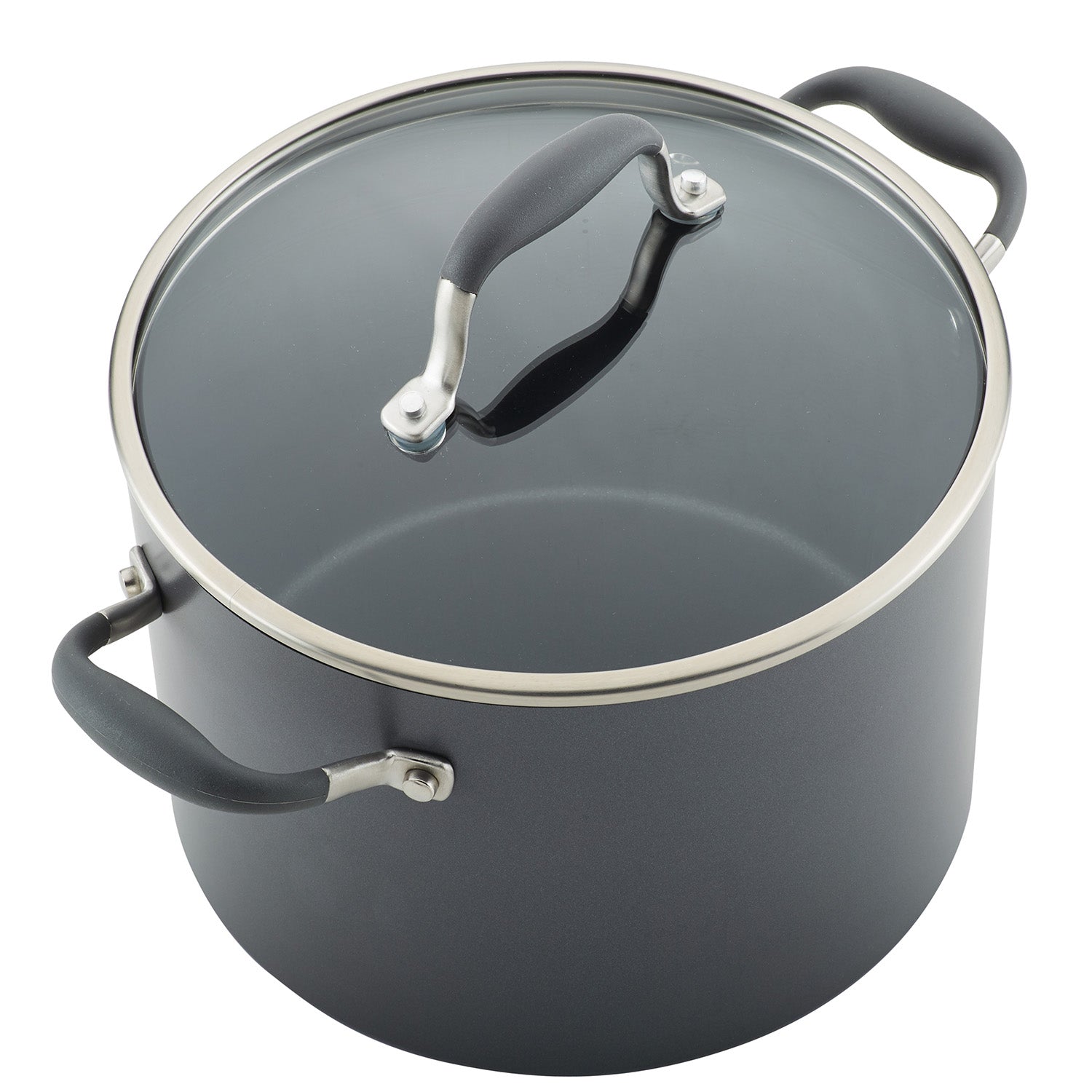 Anolon Advanced Home Hard-Anodized Nonstick Cookware Set, 11-Piece, Moonstone