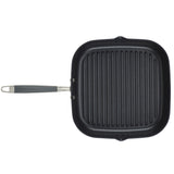 Anolon Advanced Home Hard-Anodized Nonstick Deep Square Grill Pan, 11-Inch, Moonstone