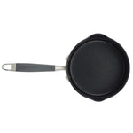 Anolon Advanced Home Hard-Anodized Nonstick Saucepan with Straining Lid, 2-Quart, Moonstone