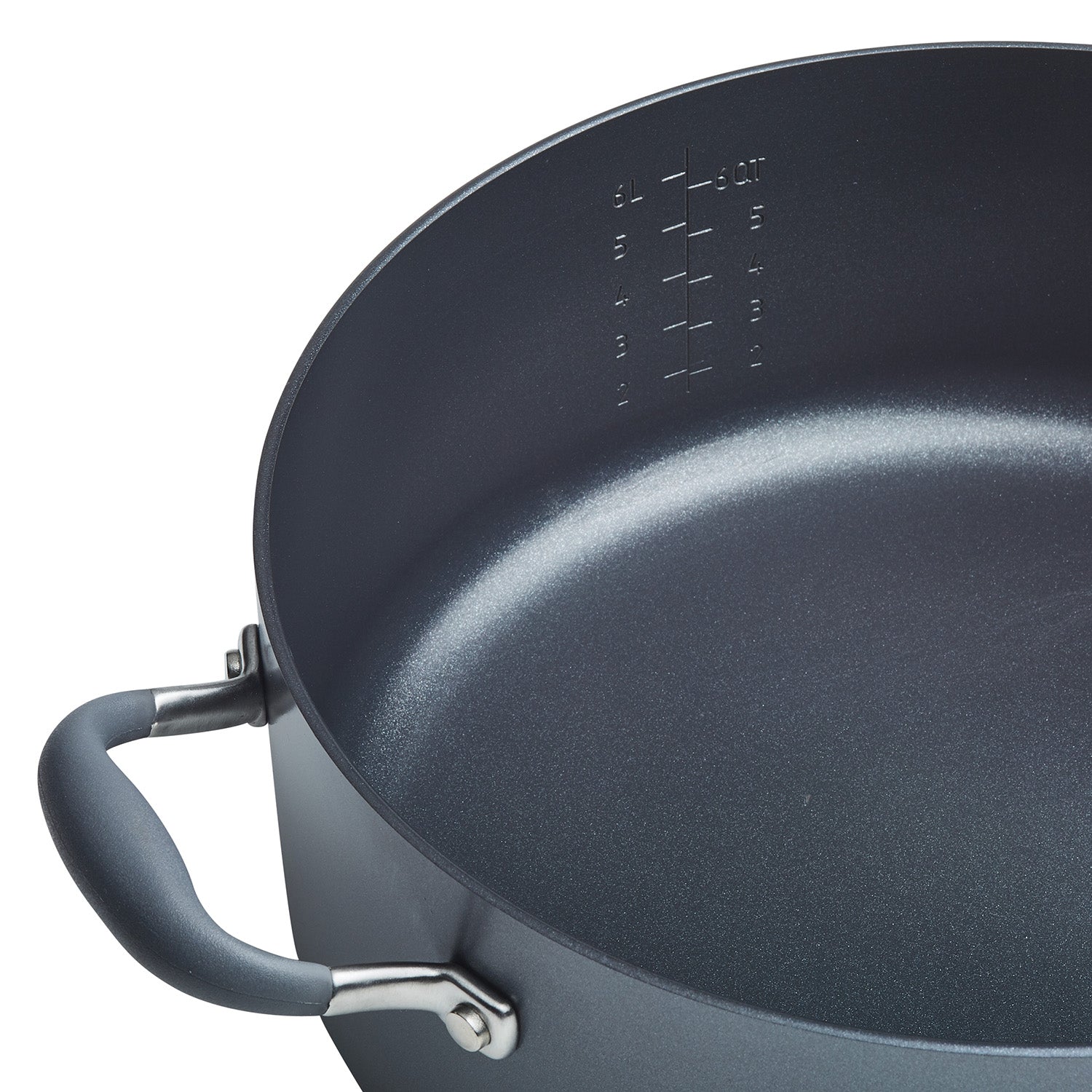 Anolon Advanced Home Hard-Anodized Nonstick Wide Stockpot with Lid, 7.5-Quart, Moonstone