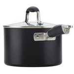 Anolon Advanced Home Hard-Anodized Nonstick Cookware Set, 11-Piece, Onyx