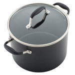 Anolon Advanced Home Hard-Anodized Nonstick Cookware Set, 11-Piece, Onyx