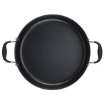 Anolon Advanced Home Hard-Anodized Nonstick Wide Stockpot with Lid, 7.5-Quart, Onyx