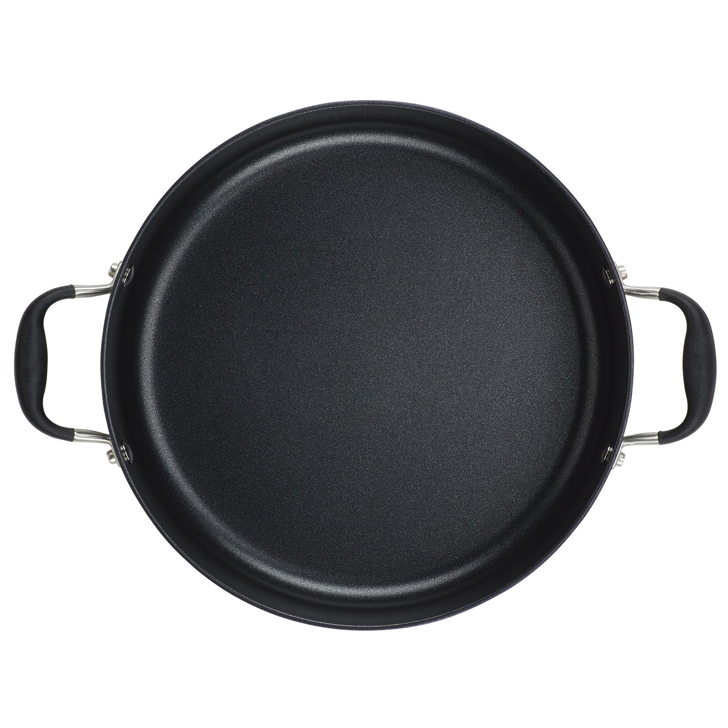 Anolon Advanced Home Hard-Anodized Nonstick Wide Stockpot with Lid, 7.5-Quart, Onyx