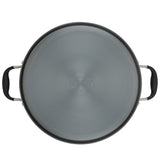 Anolon Advanced Home Hard-Anodized Nonstick Wide Stockpot with Lid, 7.5-Quart, Onyx