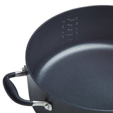 Anolon Advanced Home Hard-Anodized Nonstick Wide Stockpot with Lid, 7.5-Quart, Onyx