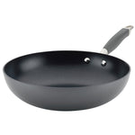 Anolon Advanced Home Hard-Anodized Nonstick Stir Fry Pan, 12-Inch, Moonstone