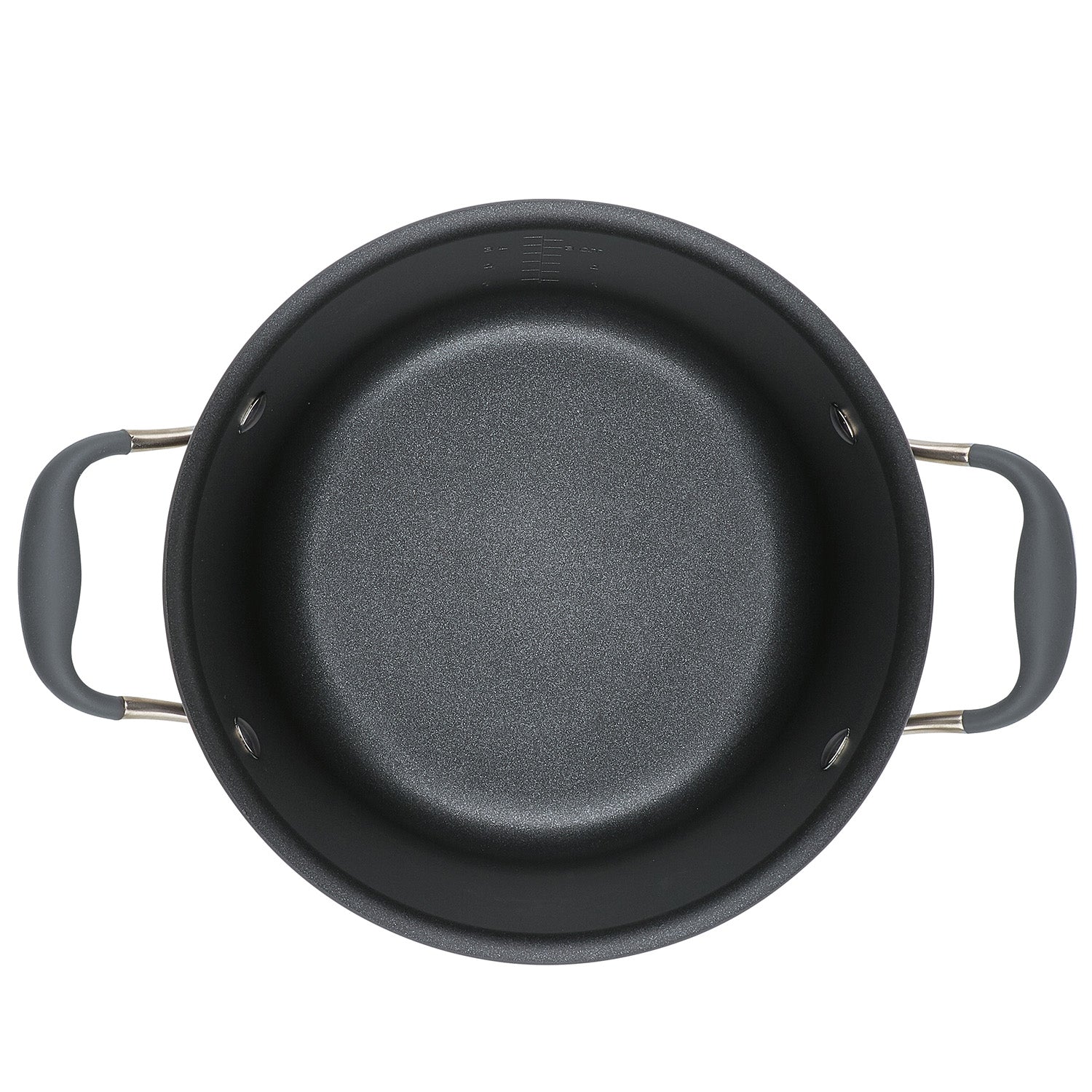 Anolon Advanced Home Hard-Anodized Nonstick Saucepot with Lid, 4.5-Quart, Moonstone