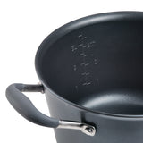 Anolon Advanced Home Hard-Anodized Nonstick Saucepot with Lid, 4.5-Quart, Moonstone