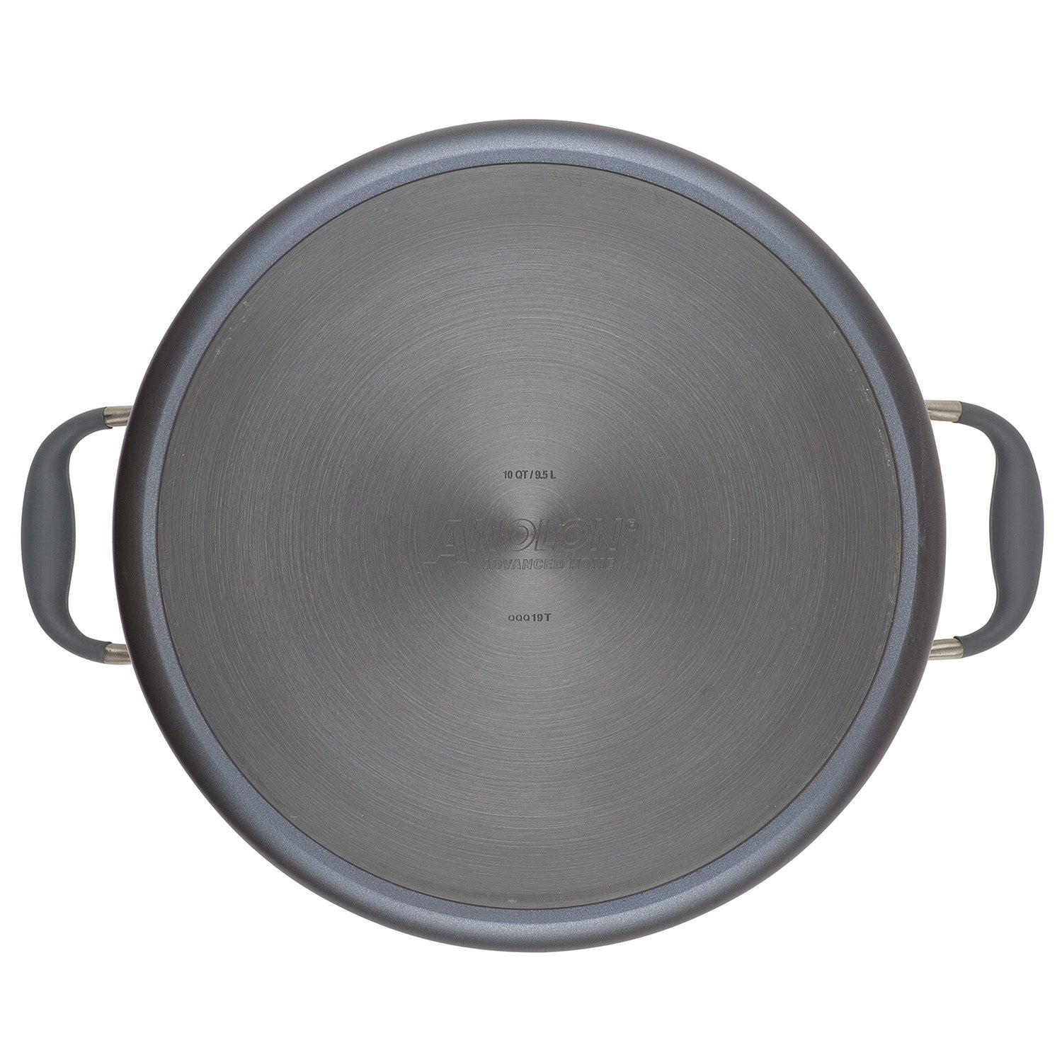 Anolon Advanced Home Hard-Anodized Nonstick Stockpot with Lid, 10-Quart, Moonstone