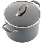Anolon Advanced Home Hard-Anodized Nonstick Stockpot with Lid, 10-Quart, Moonstone