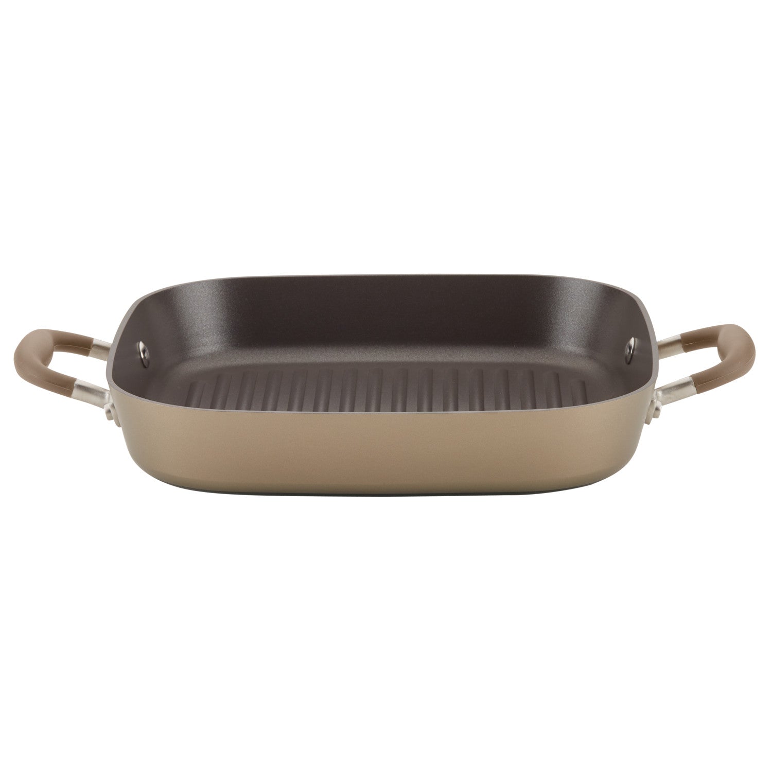 Anolon Advanced Home Hard-Anodized Nonstick Two Step Meal Cookware Set, 2-Piece, Bronze