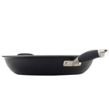 Anolon Advanced Home Hard-Anodized Nonstick Frying Pan with Helper Handle, 14.5-Inch, Onyx