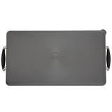 Anolon Advanced Home Hard-Anodized Nonstick Double Burner Griddle, 10-Inch x 18-Inch, Onyx