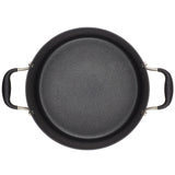 Anolon Advanced Home Hard-Anodized Nonstick Stockpot with Lid, 10-Quart, Onyx