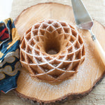 Nordic Ware Cast Aluminum Jubilee Bundt Pan, Gold
