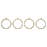 HIC Silicone Replacement Gasket Seals For Standard Size Canning Jars, Set of 4