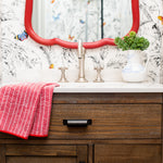 Once Again Home Co. Super Absorbant Anywhere Towel, Branches, Red